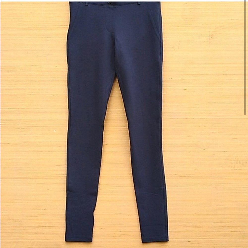 Betabrand navy blue skinny pants